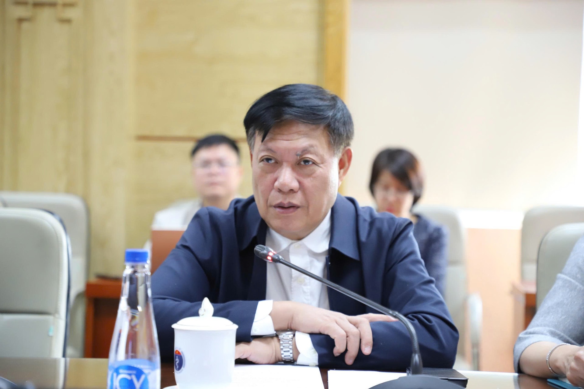 Thứ trưởng Đỗ Xuân Tuyên tiếp Chủ tịch Hiệp hội Doanh nghiệp Nhật Bản tại TP Hồ Chí Minh- Ảnh 1.