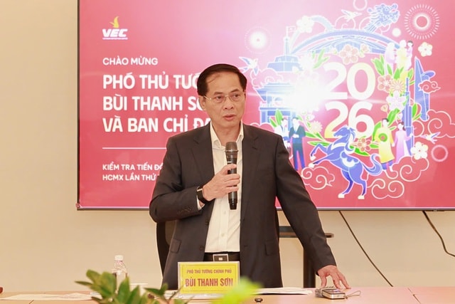 Phó Thủ tướng Bùi Thanh Sơn kiểm tra tình hình triển khai Hội chợ Mùa Xuân 2026- Ảnh 2.