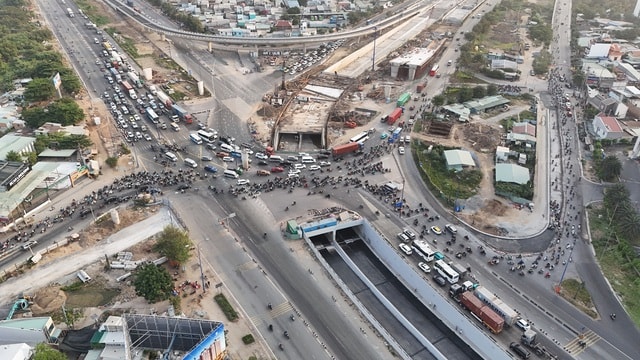 Hầm chui HC1-02 nút giao An Phú khi nào thông xe?- Ảnh 2.