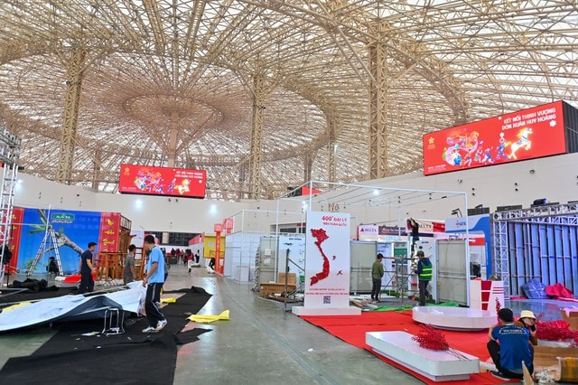 Hình ảnh mới nhất về Hội chợ Mùa Xuân 2026 trước ngày khai mạc- Ảnh 1. Hình ảnh mới nhất về Hội chợ Mùa Xuân 2026 trước ngày khai mạc- Ảnh 1.