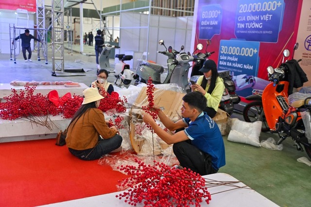 Hình ảnh mới nhất về Hội chợ Mùa Xuân 2026 trước ngày khai mạc- Ảnh 2. Hình ảnh mới nhất về Hội chợ Mùa Xuân 2026 trước ngày khai mạc- Ảnh 2.