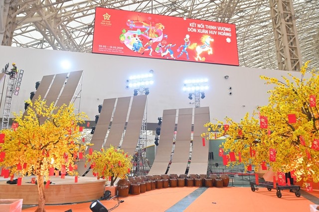 Hình ảnh mới nhất về Hội chợ Mùa Xuân 2026 trước ngày khai mạc- Ảnh 7. Hình ảnh mới nhất về Hội chợ Mùa Xuân 2026 trước ngày khai mạc- Ảnh 7.