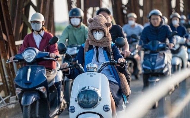 Miền Bắc, miền Trung lại bước vào đợt rét buốt do không khí lạnh bao phủ- Ảnh 1.