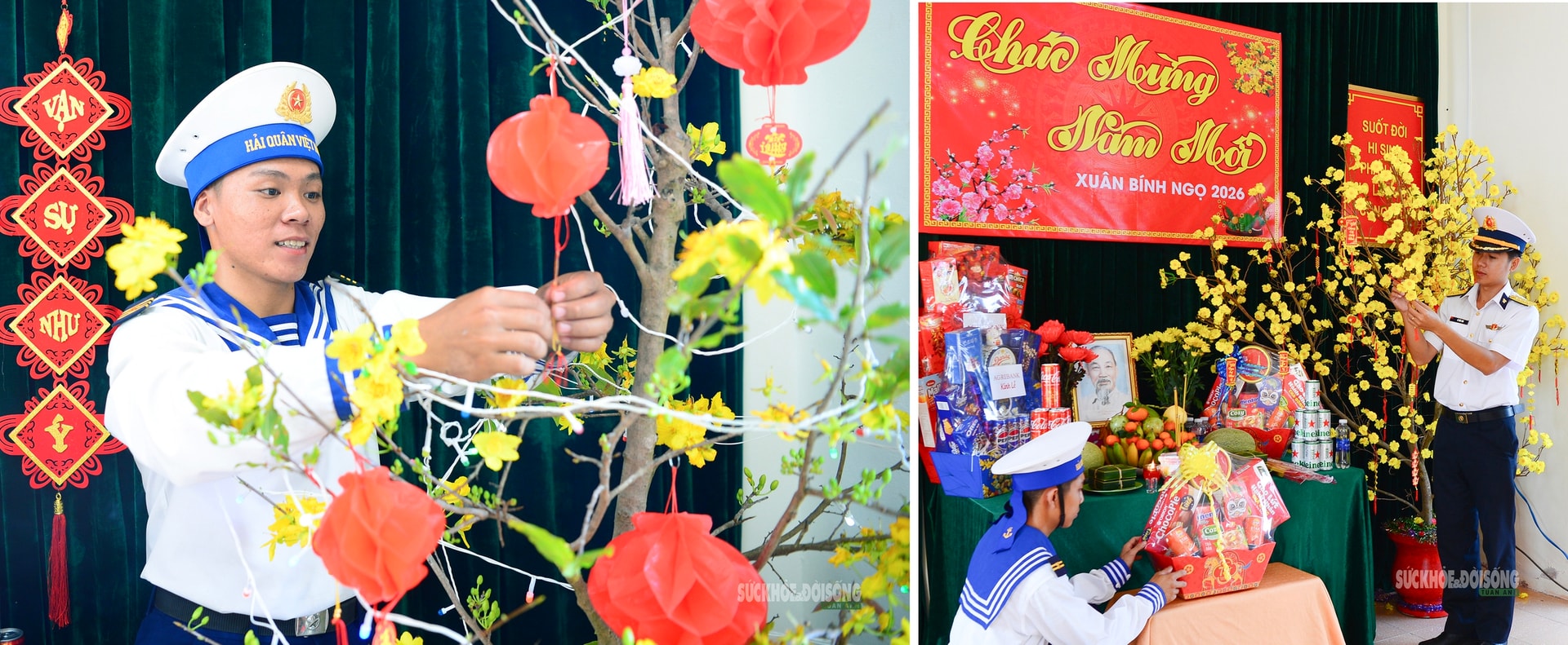 Tết nơi đầu sóng - ấm lòng người lính biển- Ảnh 3. Tết nơi đầu sóng - ấm lòng người lính biển- Ảnh 3.