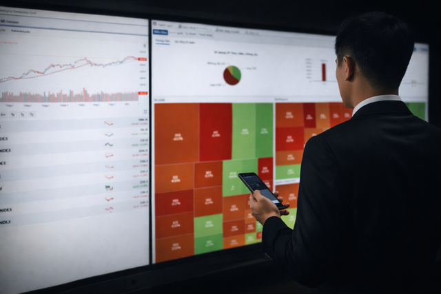 Chứng khoán bị bán tháo diện rộng- Ảnh 1. Chứng khoán bị bán tháo diện rộng- Ảnh 1.