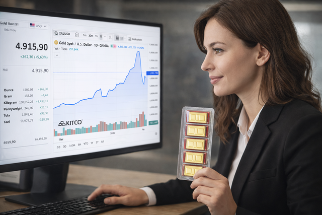 Giá vàng thế giới tăng mạnh chiều 3/2- Ảnh 1. Giá vàng thế giới tăng mạnh chiều 3/2- Ảnh 1.