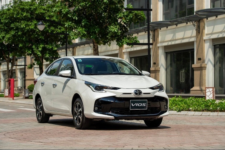 Toyota Vios có đường nét thiết kế trẻ trung, hiện đại.