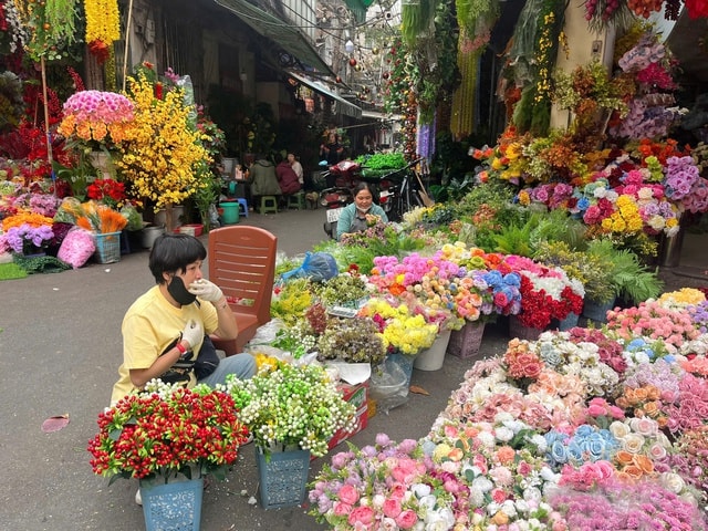 Hà Nội: Không khí Tết đã rộn ràng trên nhiều tuyến phố - Ảnh 7.
