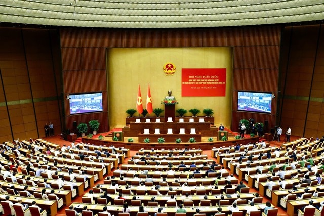 Hội nghị toàn quốc nghiên cứu, học tập, quán triệt và triển khai Nghị quyết Đại hội XIV của Đảng- Ảnh 1.