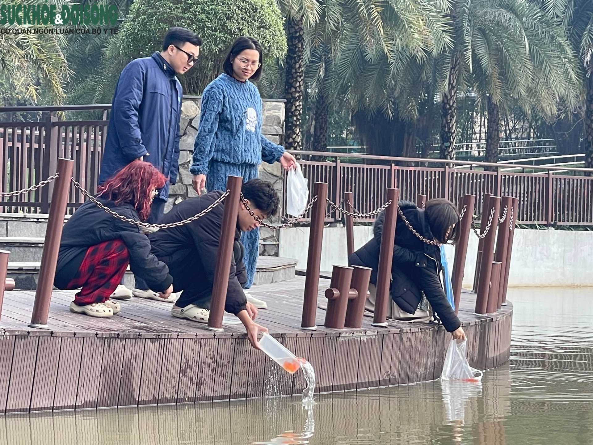 Đưa cả gia đình đi thả cá chép ngày ông Công ông Táo- Ảnh 3.