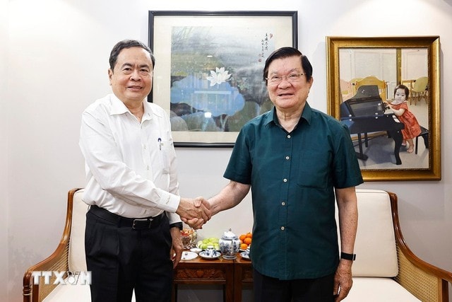 Chủ tịch Quốc hội thăm, chúc Tết các đồng chí nguyên lãnh đạo Đảng, Nhà nước- Ảnh 2. Chủ tịch Quốc hội thăm, chúc Tết các đồng chí nguyên lãnh đạo Đảng, Nhà nước- Ảnh 2.