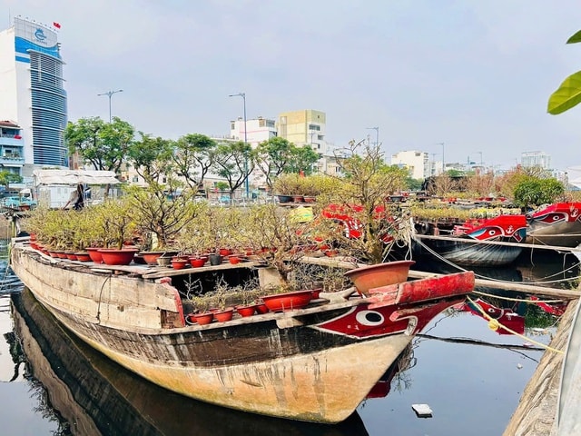 Tấp nập chợ hoa xuân ‘Trên bến dưới thuyền’ tái hiện không gian Tết Nam Bộ- Ảnh 2.