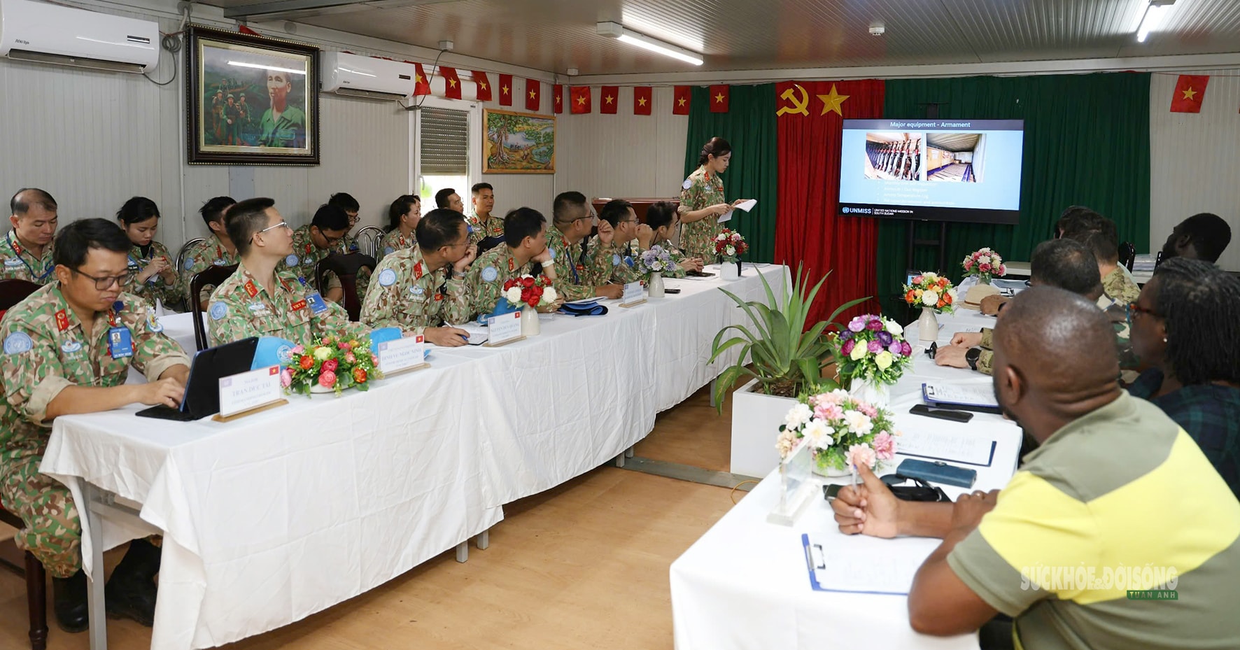 Bác sĩ của lực lượng gìn giữ hòa bình Việt Nam tại Sudan hoàn thành kiểm tra COE trước Tết 2026- Ảnh 1.