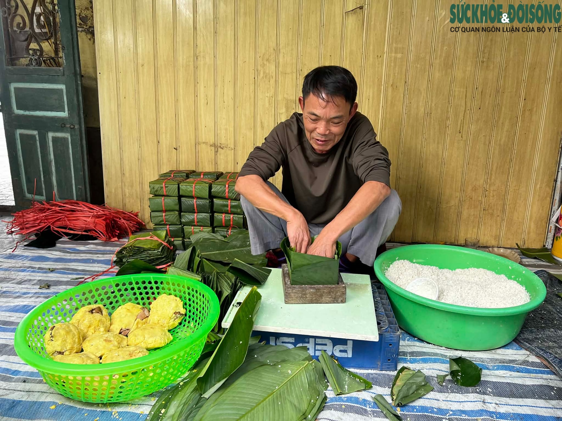 Bánh chưng cầu Báng giữ hồn Tết quê lúa- Ảnh 2.