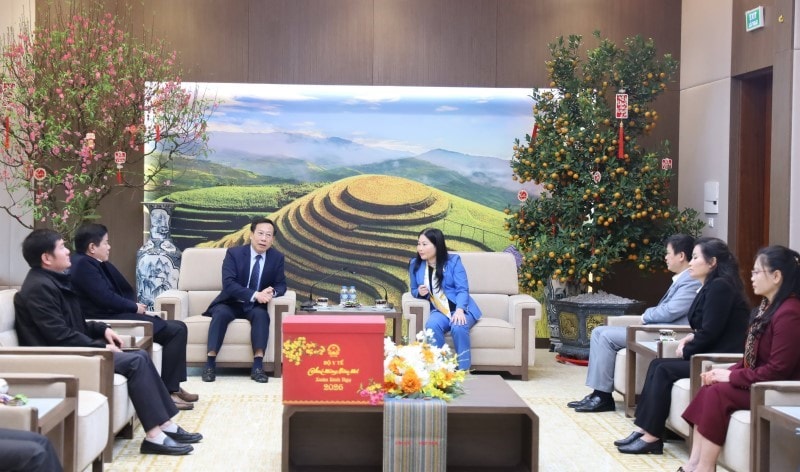 Thứ trưởng Lê Đức Luận thăm, chúc Tết các cơ sở y tế trên địa bàn tỉnh Lào Cai- Ảnh 1.