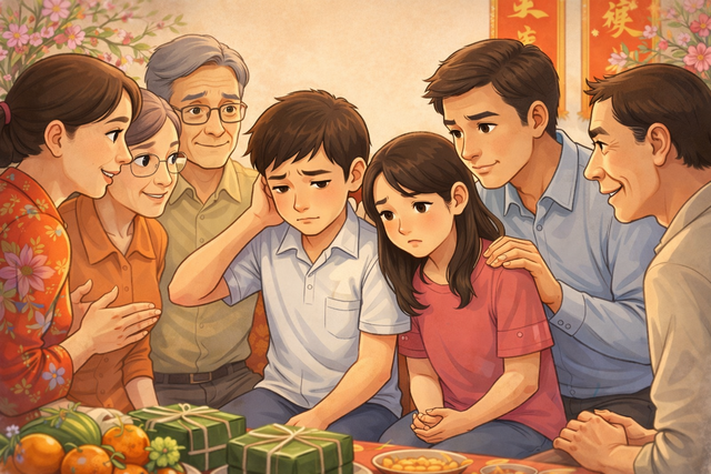 Những câu hỏi ngày Tết khiến trẻ áp lực và cách cha mẹ nên ứng xử- Ảnh 1. Những câu hỏi ngày Tết khiến trẻ áp lực và cách cha mẹ nên ứng xử- Ảnh 1.