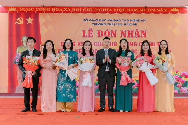 Từ nội lực đến vinh danh cấp Nhà nước: dấu ấn 5 năm bứt phá của trường THPT Mai Hắc Đế- Ảnh 3. Từ nội lực đến vinh danh cấp Nhà nước: dấu ấn 5 năm bứt phá của trường THPT Mai Hắc Đế- Ảnh 3.