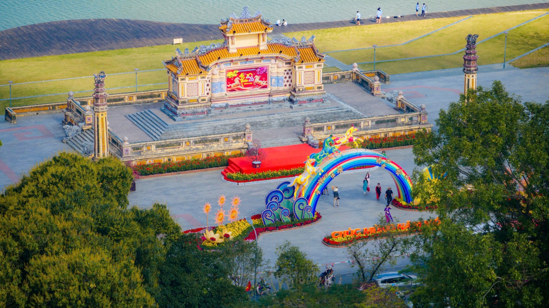 Ngắm linh vật ngựa tại Hội Xuân Huế 2026- Ảnh 4.