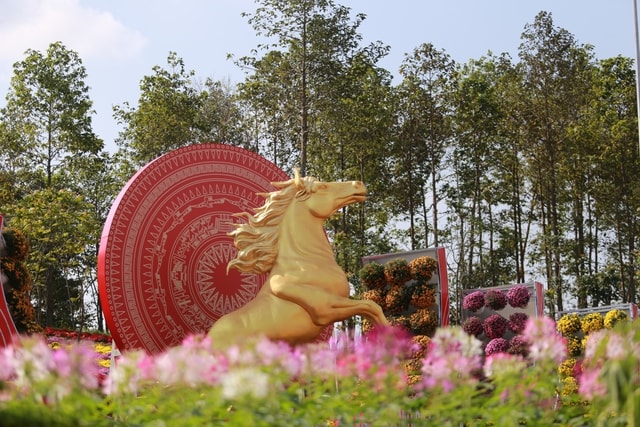 Ngựa vàng bứt phá giữa đường hoa Nghệ An- Ảnh 2.