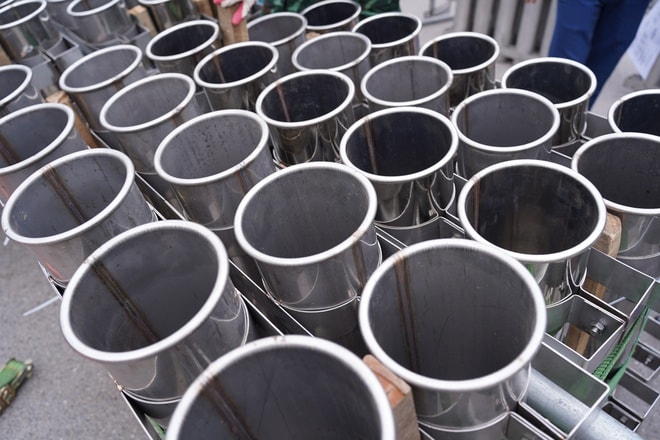 Cận cảnh các trận địa pháo hoa ở Hà Nội trước thời khắc đón Giao thừa- Ảnh 8. Cận cảnh các trận địa pháo hoa ở Hà Nội trước thời khắc đón Giao thừa- Ảnh 8.