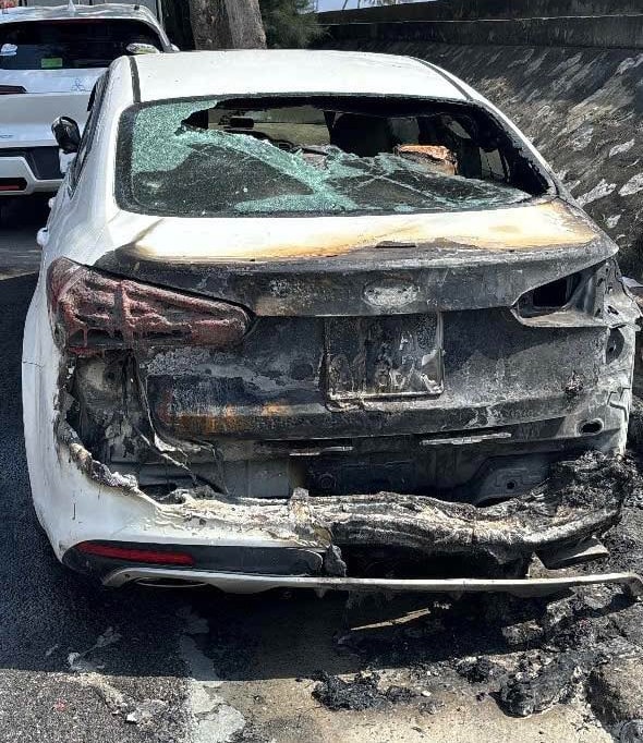 Đã bắt được người đốt 2 xe ô tô và cổng chùa trong đêm- Ảnh 2.