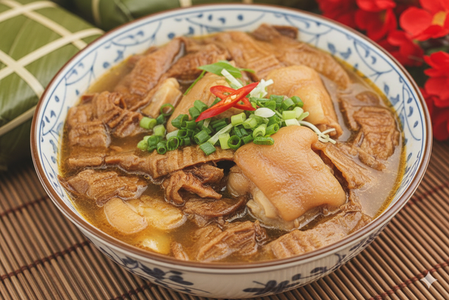 Ai nên thận trọng khi ăn món canh măng khô nấu móng giò?- Ảnh 1.