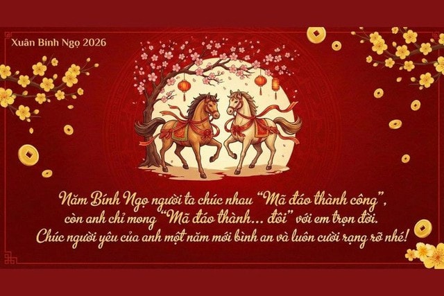 Những mẫu thiệp chúc Tết Bính Ngọ 2026 đẹp nhất- Ảnh 12. Những mẫu thiệp chúc Tết Bính Ngọ 2026 đẹp nhất- Ảnh 12.
