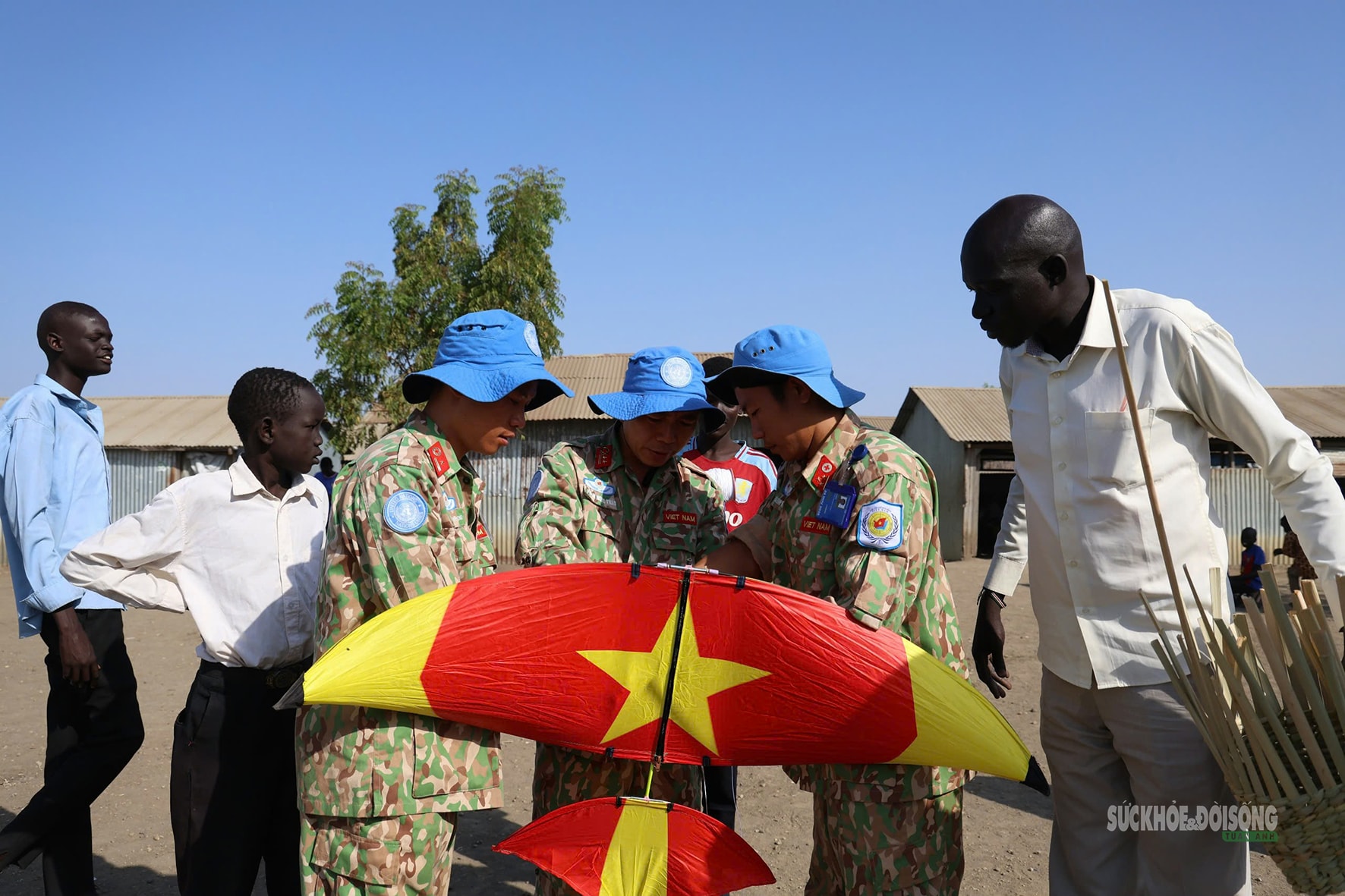 Theo chân những bác sĩ Mũ nồi xanh Việt Nam 'ăn Tết' ở Bentiu- Ảnh 6.