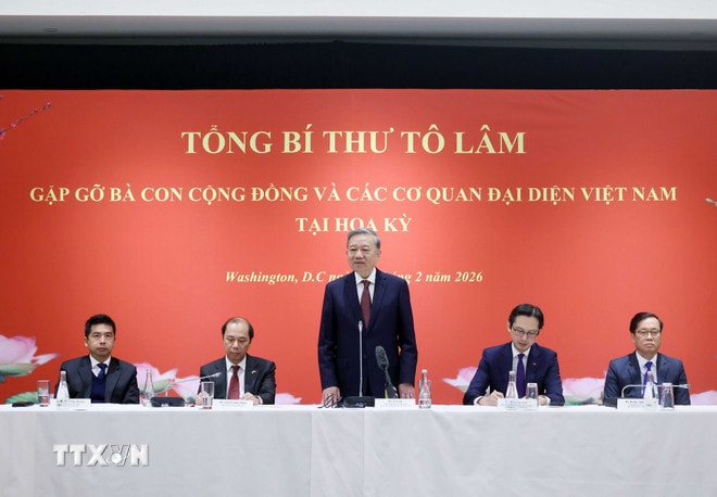 Tổng Bí thư Tô Lâm gặp gỡ bà con cộng đồng người Việt Nam tại Hoa Kỳ- Ảnh 2. Tổng Bí thư Tô Lâm gặp gỡ bà con cộng đồng người Việt Nam tại Hoa Kỳ- Ảnh 2.