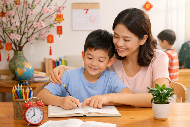 Làm gì với nỗi lo trẻ 'ngại trường, sợ lớp' hậu nghỉ Tết?- Ảnh 1. Làm gì với nỗi lo trẻ 'ngại trường, sợ lớp' hậu nghỉ Tết?- Ảnh 1.