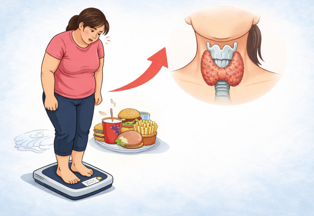 Ăn ít nhưng vẫn tăng cân, nguyên nhân do đâu?- Ảnh 1.