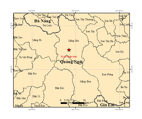 Quảng Ngãi hứng 6 trận động đất liên tiếp những ngày đầu năm Bính Ngọ- Ảnh 1. Quảng Ngãi hứng 6 trận động đất liên tiếp những ngày đầu năm Bính Ngọ- Ảnh 1.