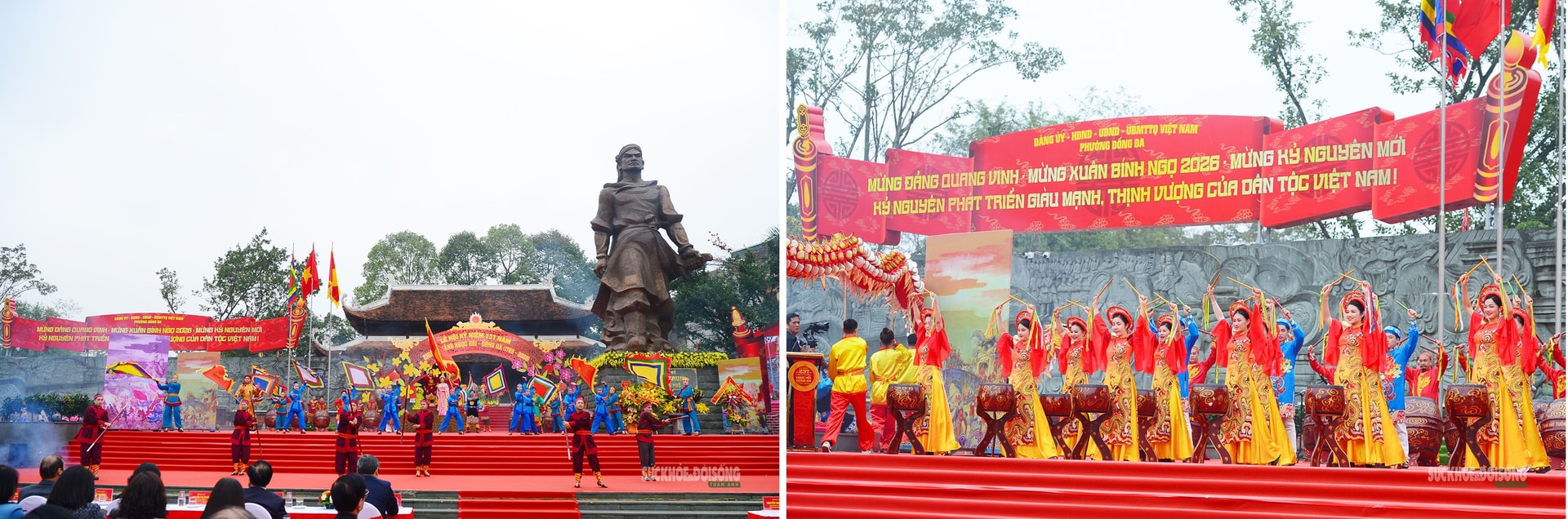 Hào khí Ngọc Hồi - Đống Đa vang vọng mùa xuân mới- Ảnh 2. Hào khí Ngọc Hồi - Đống Đa vang vọng mùa xuân mới- Ảnh 2.