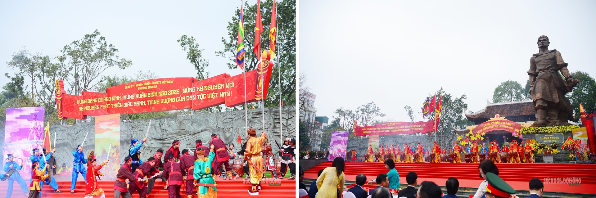 Hào khí Ngọc Hồi - Đống Đa vang vọng mùa xuân mới- Ảnh 8. Hào khí Ngọc Hồi - Đống Đa vang vọng mùa xuân mới- Ảnh 8.