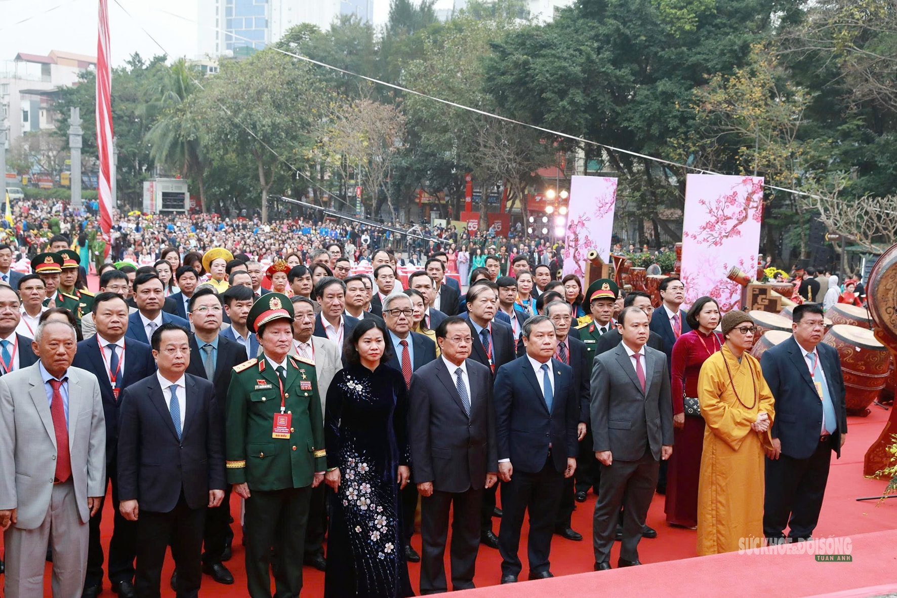 Hào khí Ngọc Hồi - Đống Đa vang vọng mùa xuân mới- Ảnh 1. Hào khí Ngọc Hồi - Đống Đa vang vọng mùa xuân mới- Ảnh 1.