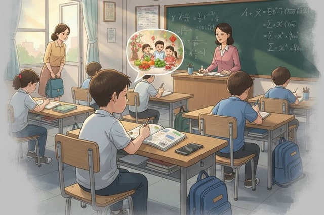 Áp lực quay lại trường sau Tết: Khoảng trống tâm lý thường bị bỏ quên- Ảnh 1.