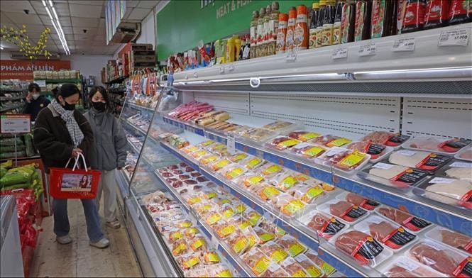 Người dân duy trì mua sắm, chi tiêu tiết kiệm trong dịp Tết Nguyên đán- Ảnh 1.