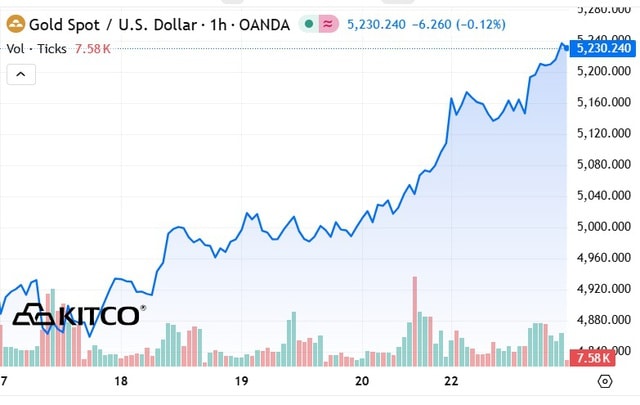 Giá vàng thế giới tăng mạnh- Ảnh 1. Giá vàng thế giới tăng mạnh- Ảnh 1.