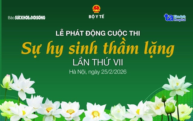 Phát động Cuộc thi 'Sự hy sinh thầm lặng' lần thứ VII nhân Ngày Thầy thuốc Việt Nam 27/2- Ảnh 1. Phát động Cuộc thi 'Sự hy sinh thầm lặng' lần thứ VII nhân Ngày Thầy thuốc Việt Nam 27/2- Ảnh 1.