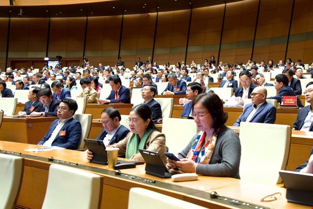 Hội nghị toàn quốc nghiên cứu, học tập, quán triệt và triển khai thực hiện 2 Nghị quyết quan trọng của Bộ Chính trị- Ảnh 3. Hội nghị toàn quốc nghiên cứu, học tập, quán triệt và triển khai thực hiện 2 Nghị quyết quan trọng của Bộ Chính trị- Ảnh 3.