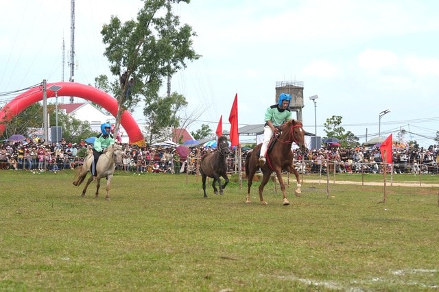 Hàng ngàn người dân thích thú xem nông dân trổ tài đua ngựa- Ảnh 8. Hàng ngàn người dân thích thú xem nông dân trổ tài đua ngựa- Ảnh 8.