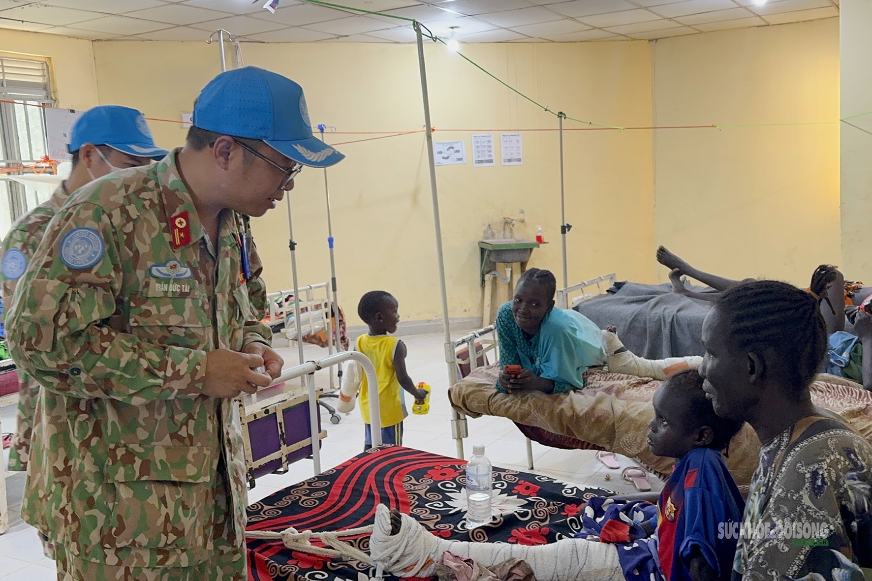 Quân y Việt Nam giữa tuyến đầu Bentiu lan tỏa y đức Ngày 27/2- Ảnh 2. Quân y Việt Nam giữa tuyến đầu Bentiu lan tỏa y đức Ngày 27/2- Ảnh 2.