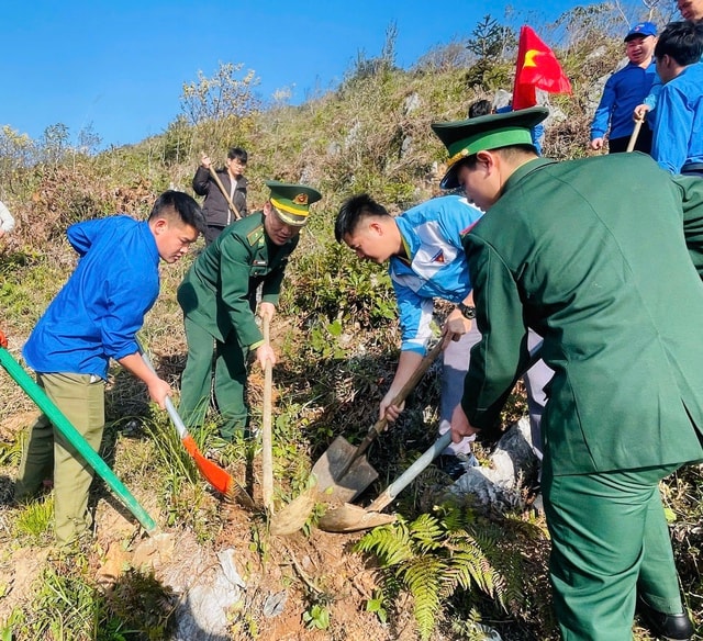 Tuyên Quang: Trồng 3.000 cây xanh ở vành đai biên giới Việt - Trung- Ảnh 1. Tuyên Quang: Trồng 3.000 cây xanh ở vành đai biên giới Việt - Trung- Ảnh 1.