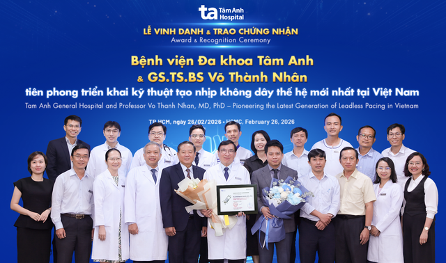 Bệnh viện Tâm Anh triển khai kỹ thuật tạo nhịp tim không dây thế hệ mới đầu tiên tại Việt Nam- Ảnh 1.