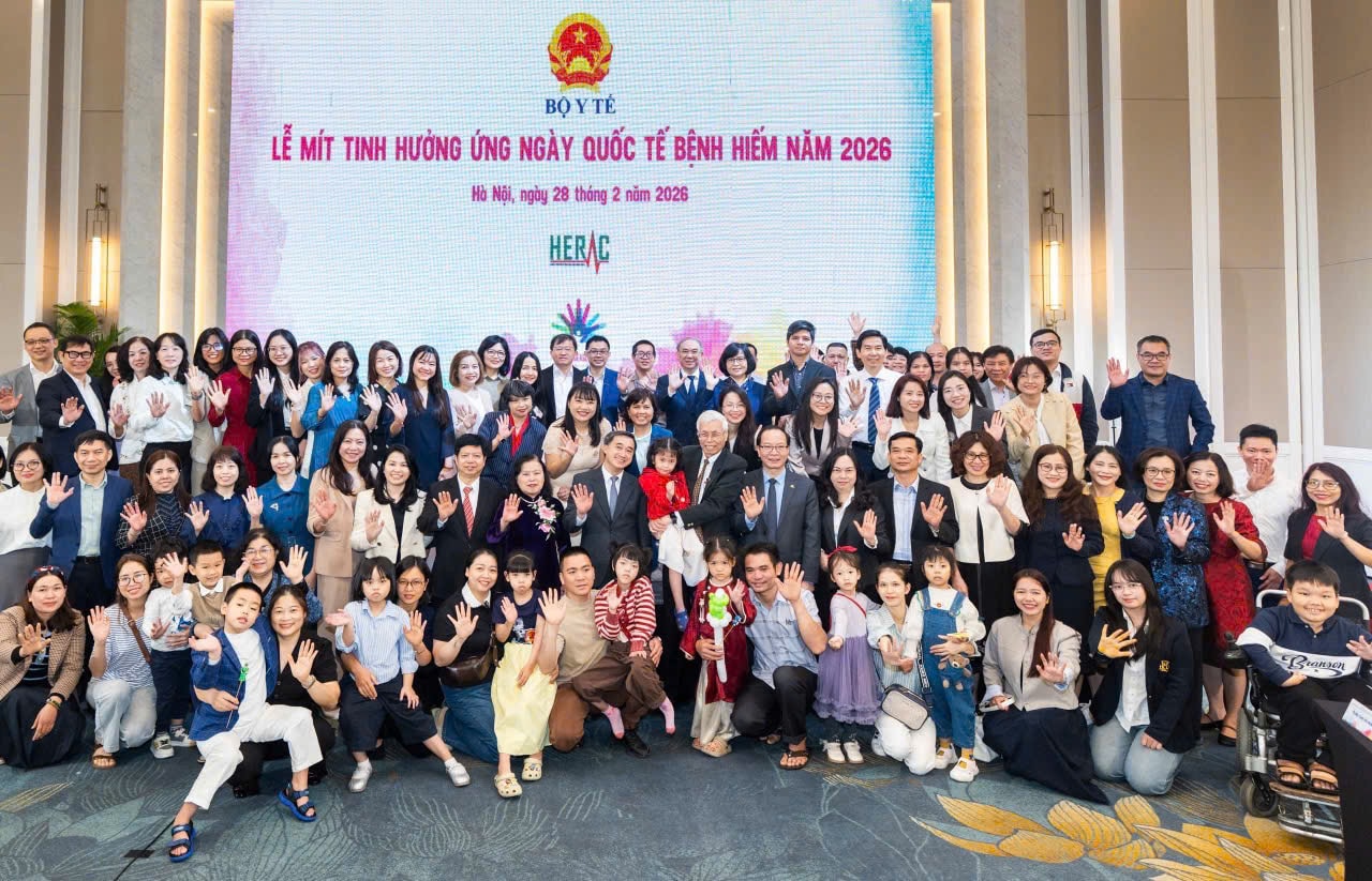 6 triệu người Việt đang sống chung với bệnh hiếm, trong số này khoảng 58% là trẻ em- Ảnh 4. 6 triệu người Việt đang sống chung với bệnh hiếm, trong số này khoảng 58% là trẻ em- Ảnh 4.