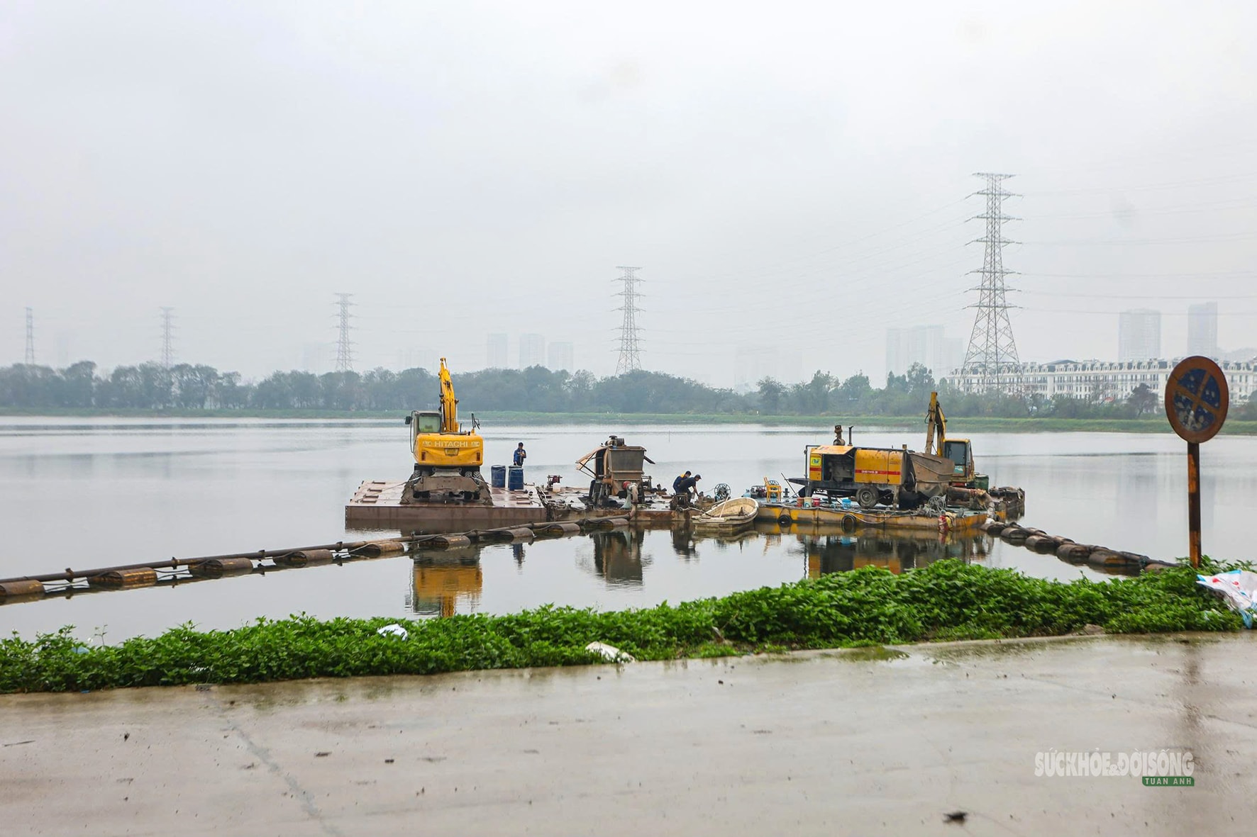 Khẩn trương nạo vét hạ lưu sông Tô Lịch, Kim Ngưu trước mùa mưa- Ảnh 2.