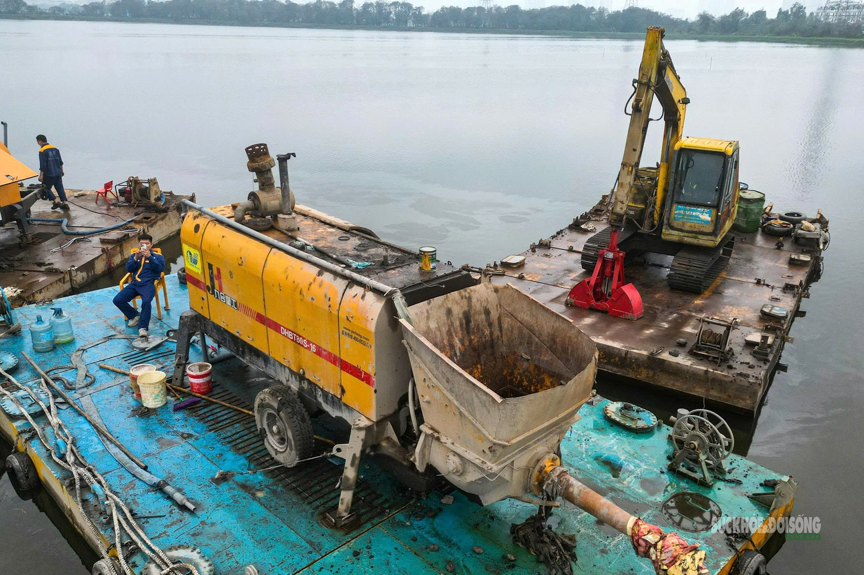 Khẩn trương nạo vét hạ lưu sông Tô Lịch, Kim Ngưu trước mùa mưa- Ảnh 6.