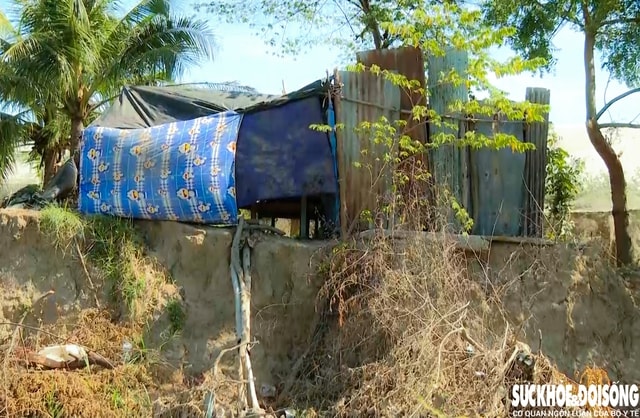 Bờ sông Lu sạt lở, 'nuốt' đường dân sinh, đe dọa đất sản xuất ở Khánh Hòa- Ảnh 2. Bờ sông Lu sạt lở, 'nuốt' đường dân sinh, đe dọa đất sản xuất ở Khánh Hòa- Ảnh 2.