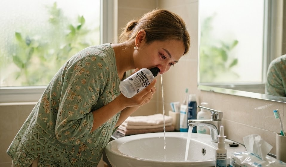 Dùng thuốc xịt trị viêm mũi dị ứng mùa Xuân sao cho an toàn?- Ảnh 1.