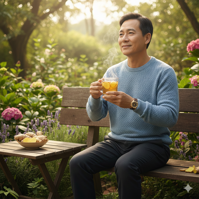 Gừng tăng cường sinh lý: 